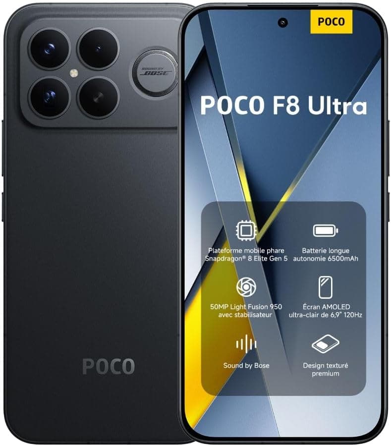 Xiaomi POCO F8 Ultra, Smartphone 16+512 Go